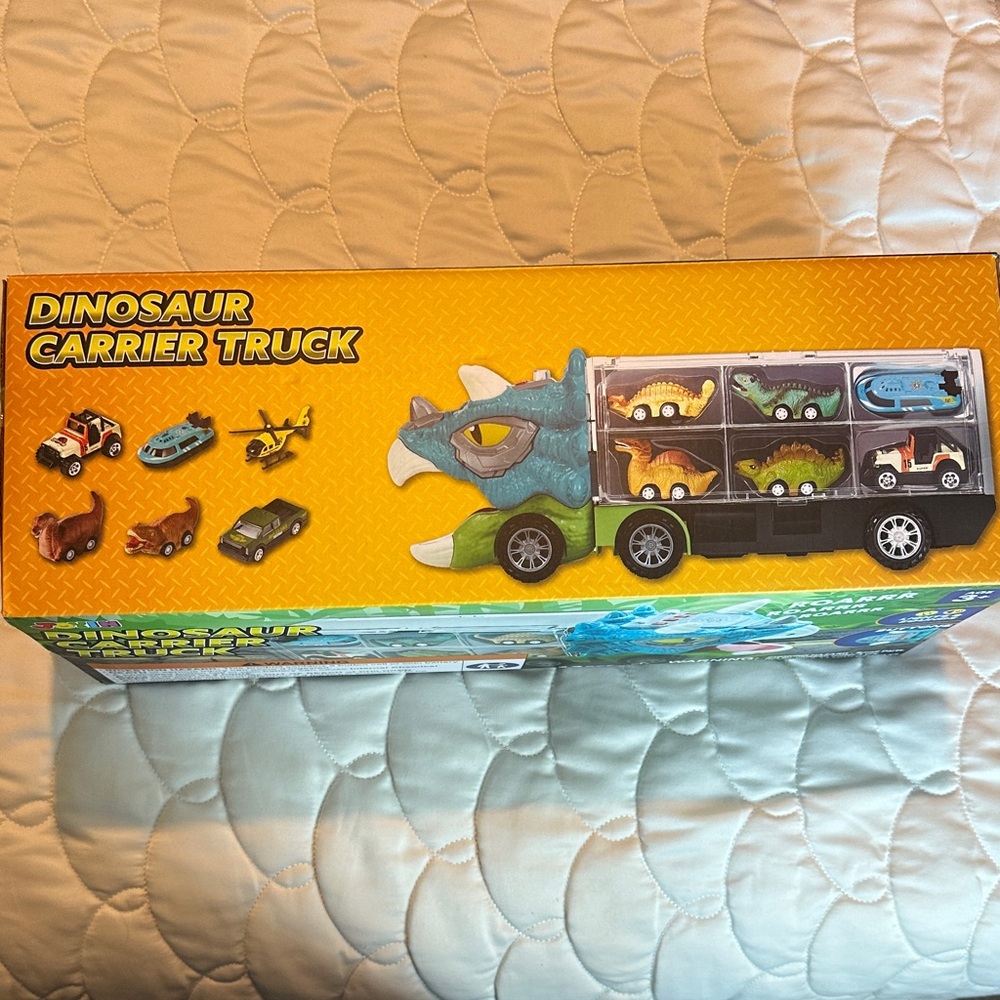 Dinosaur Carrier Truck Toy Set